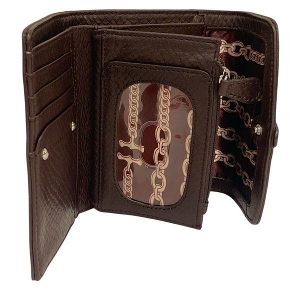 Tignanello Leather Handbag & Wallet Set chocolate Brown  NWOT - Picture 11 of 16